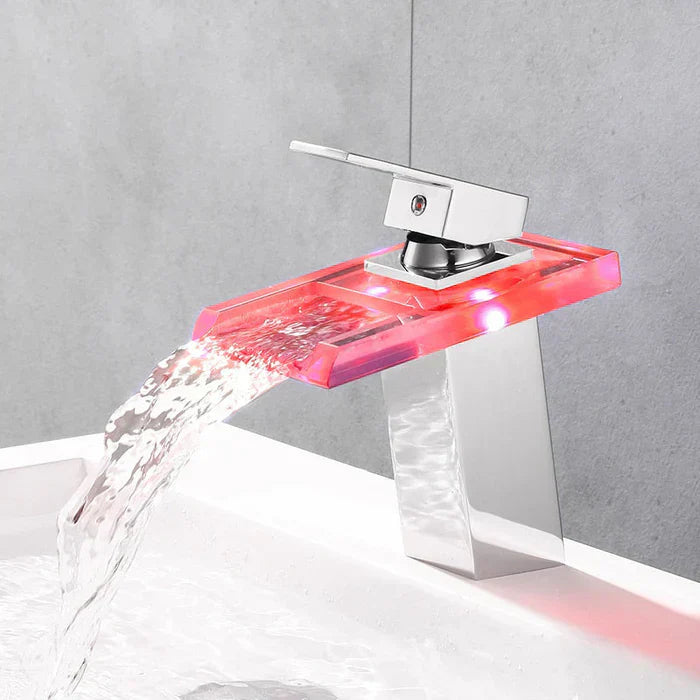  Wasserfallkran - intelligentem Temperaturindikator und eleganter Wasserstrom-3