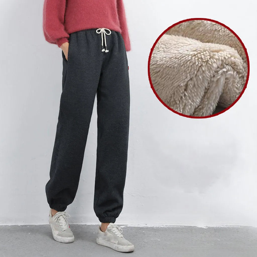 MARY | Damen dicke Fleece Winterleggings