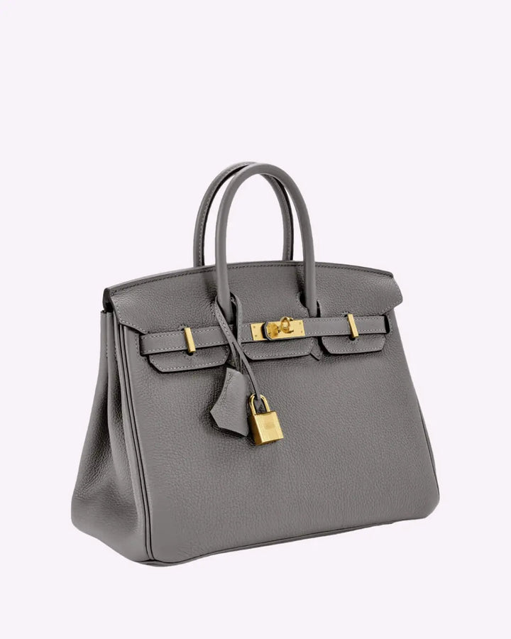 Handtasche Damen aus Leder – Elegante Handtasche für Damen mit geräumiger Organisation und klassischer Silhouette in Cognac 0