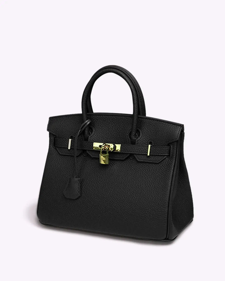 Handtasche Damen aus Leder – Elegante Handtasche für Damen mit geräumiger Organisation und klassischer Silhouette in Cognac 1