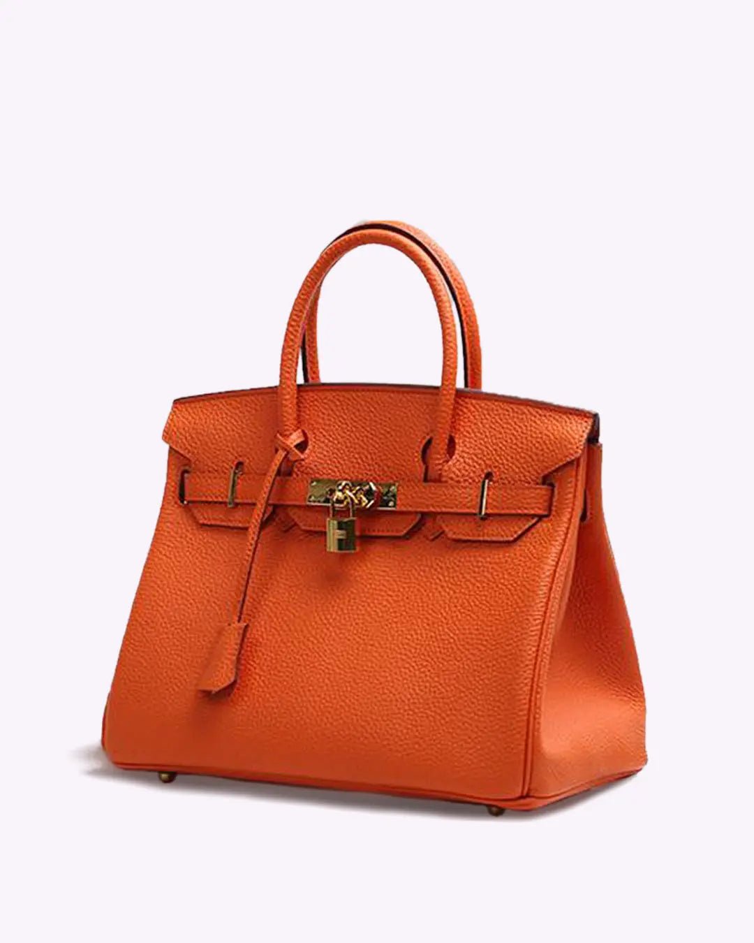 Handtasche Damen aus Leder – Elegante Handtasche für Damen mit geräumiger Organisation und klassischer Silhouette in Cognac 4