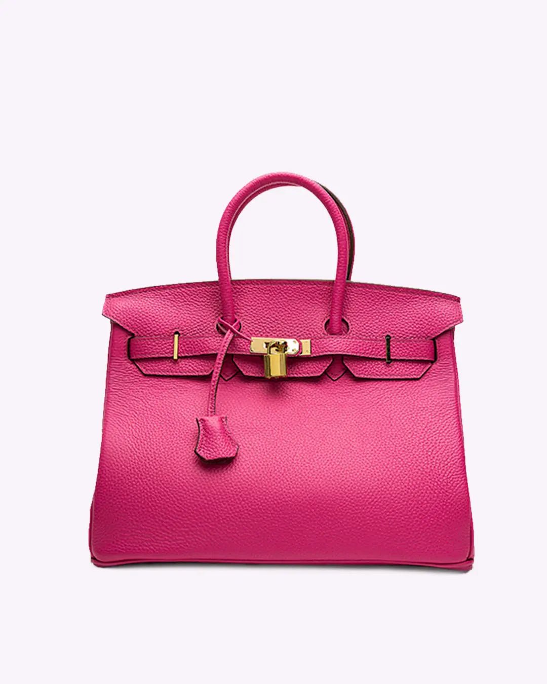 Handtasche Damen aus Leder – Elegante Handtasche für Damen mit geräumiger Organisation und klassischer Silhouette in Cognac 5