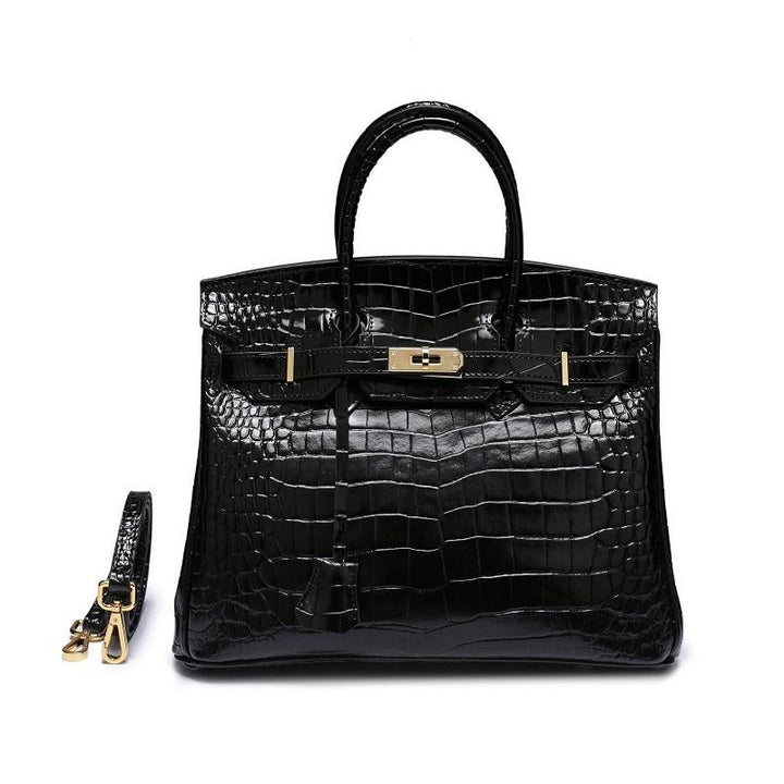 Handtasche Damen aus Leder – Elegante Handtasche für Damen mit geräumiger Organisation und klassischer Silhouette in Cognac 9