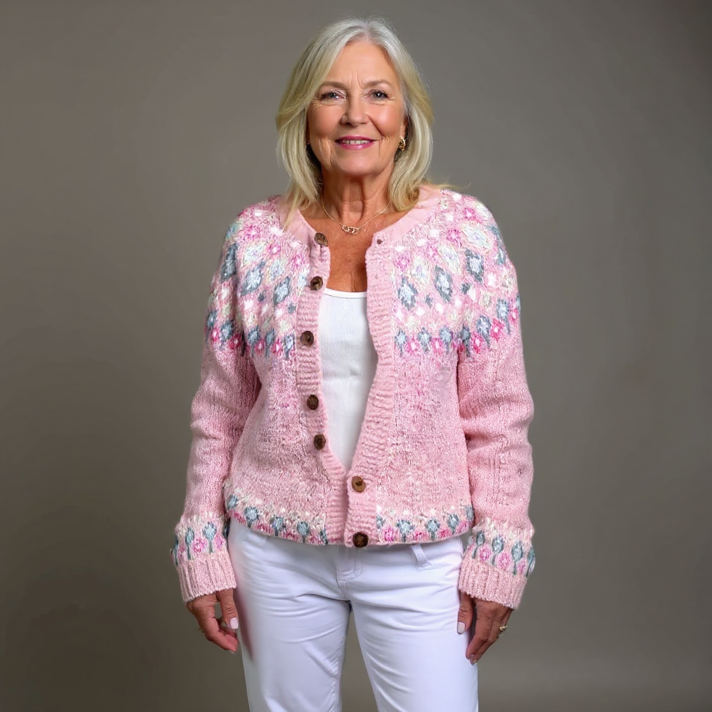 Hasel | Pink Comfort Cardigan 0
