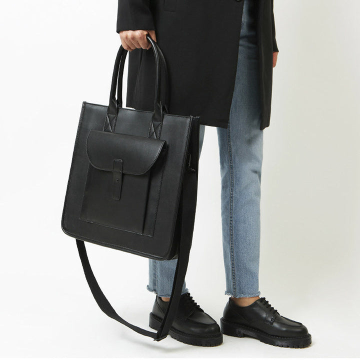Herren-Business-Handtasche aus Leder – Umhängetasche mit großem Fassungsvermögen für 14-Zoll-Laptops 2