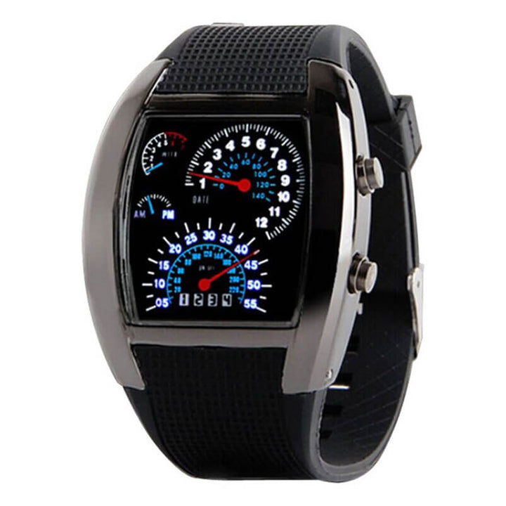 Herren -Tachometer -LED -Uhr 10