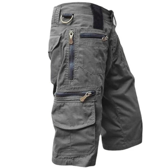 Herren Cargoshorts mit praktischem Design und mehreren Taschen für Outdoor-Aktivitäten 0