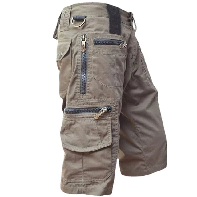 Herren Cargoshorts mit praktischem Design und mehreren Taschen für Outdoor-Aktivitäten 1