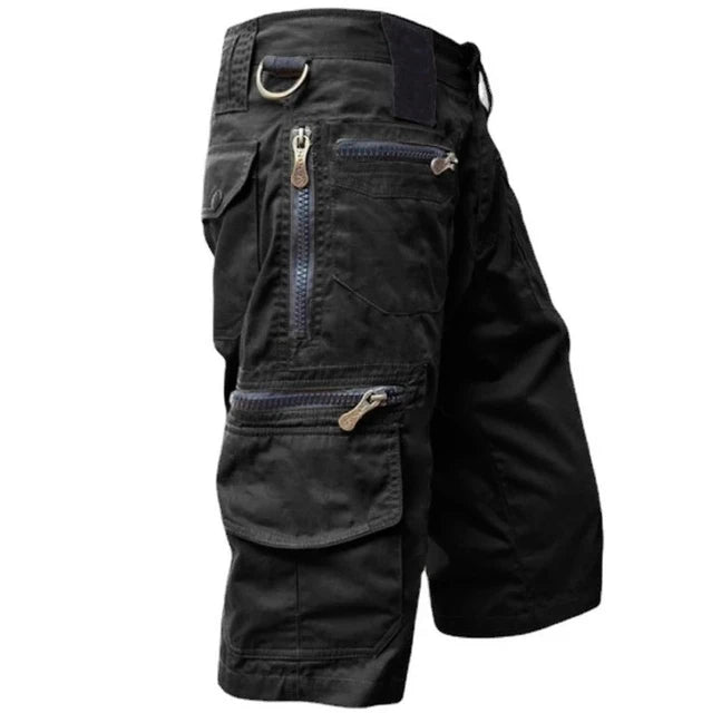 Herren Cargoshorts mit praktischem Design und mehreren Taschen für Outdoor-Aktivitäten 2