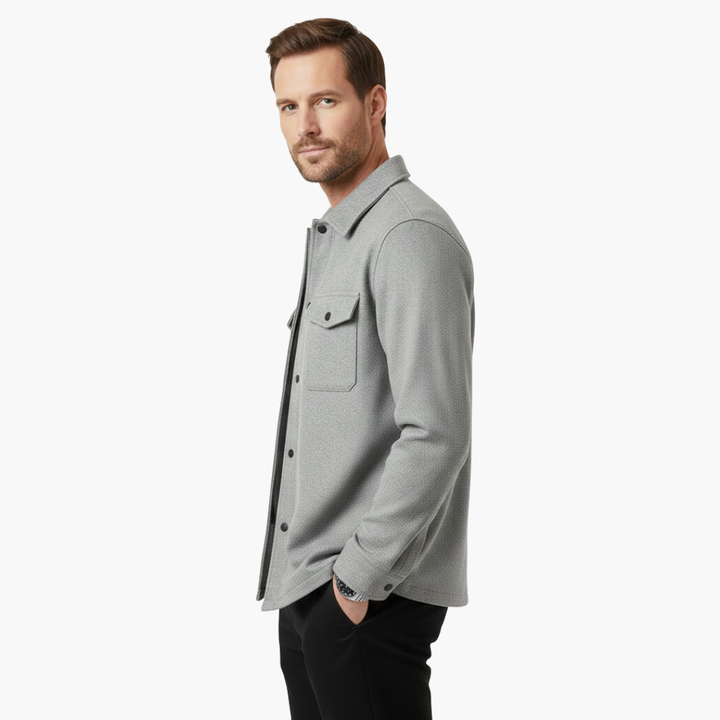 Herren Jacke Mit Klassischem Kragen Und Brusttaschen Für Lässige Looks – Modische Hemdjacke Für Jeden Anlass 3