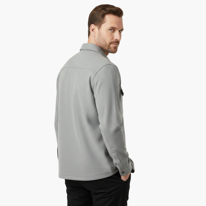 Herren Jacke Mit Klassischem Kragen Und Brusttaschen Für Lässige Looks – Modische Hemdjacke Für Jeden Anlass 4
