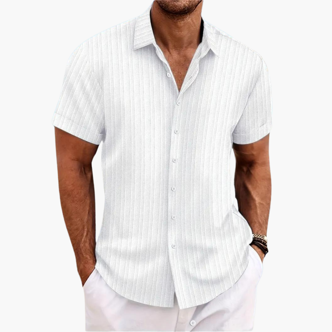 Herren Kurzarmhemd – Atmungsaktives Hemd für Herren, Stilvolles Sommerhemd für Lässige Outfits 0