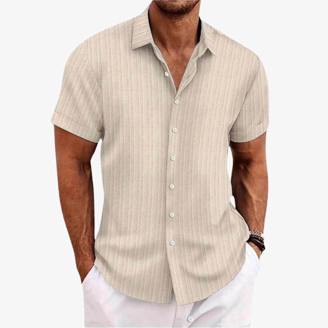 Herren Kurzarmhemd – Atmungsaktives Hemd für Herren, Stilvolles Sommerhemd für Lässige Outfits 4