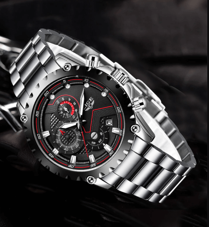 Herren Military Steel Watch 1