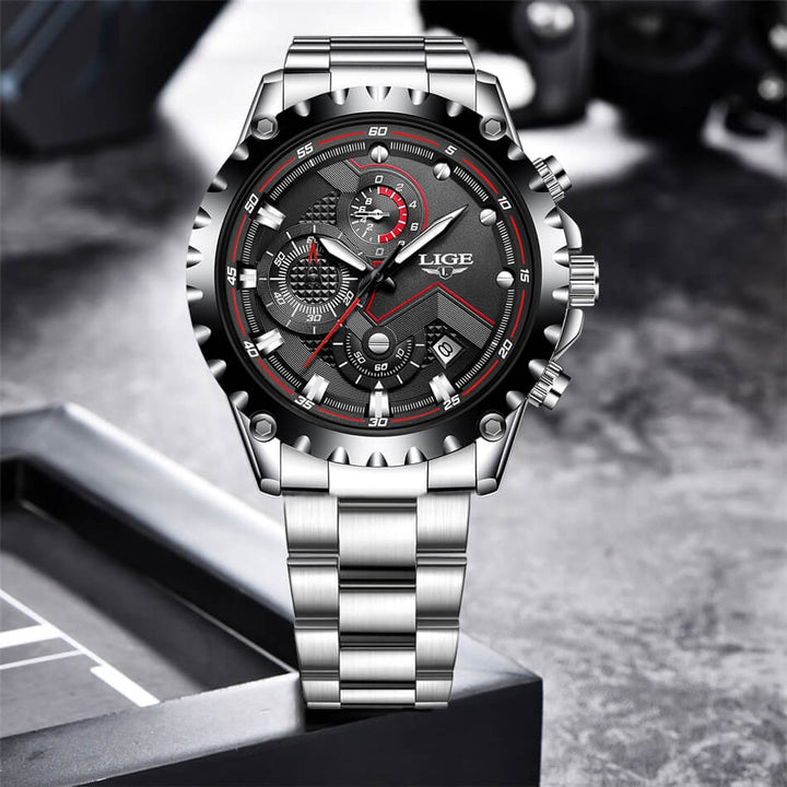 Herren Military Steel Watch 2