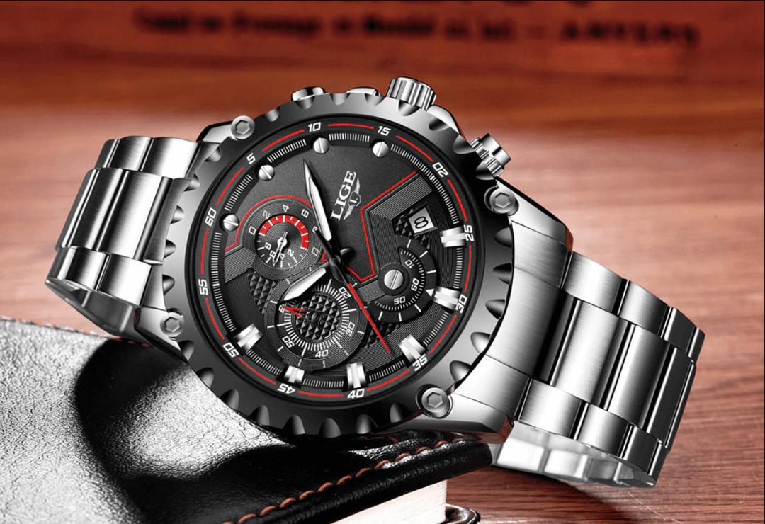 Herren Military Steel Watch 5