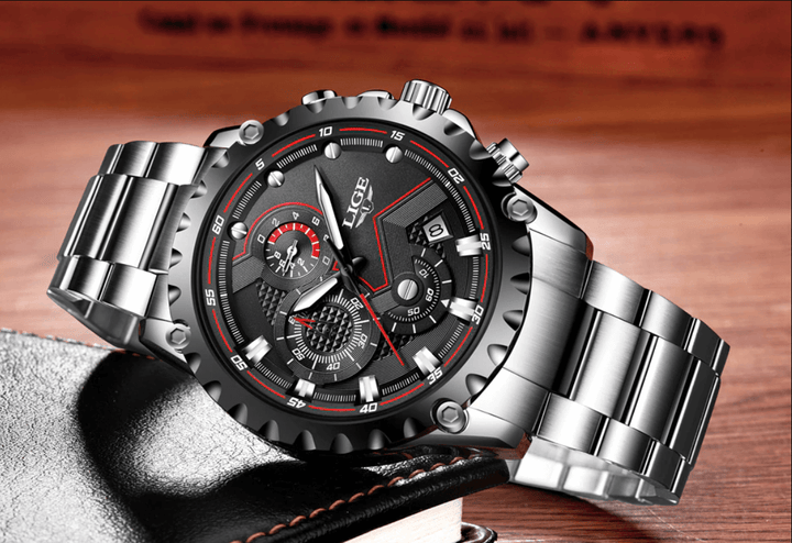 Herren Military Steel Watch 5