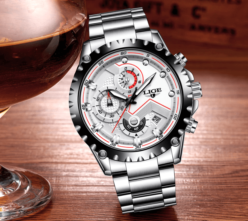 Herren Military Steel Watch 8