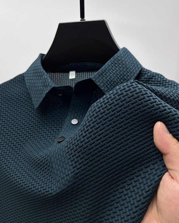 Herren Poloshirt Mit Mesh-Design – Atmungsaktives Poloshirt Für Herren, Modern Und Vielseitig 1