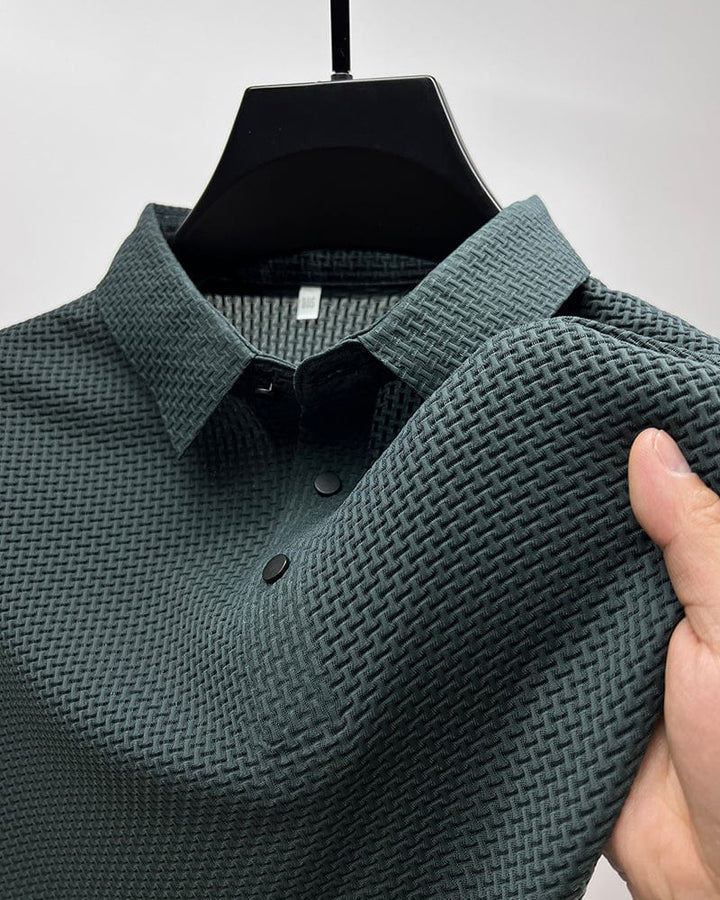 Herren Poloshirt Mit Mesh-Design – Atmungsaktives Poloshirt Für Herren, Modern Und Vielseitig 4