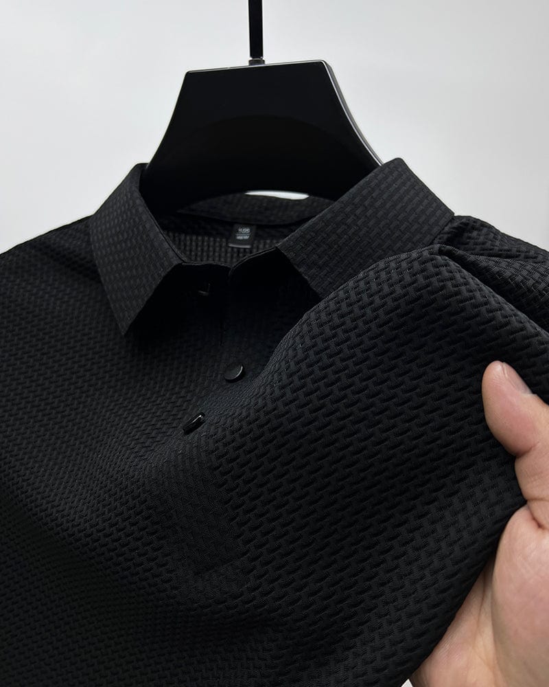 Herren Poloshirt Mit Mesh-Design – Atmungsaktives Poloshirt Für Herren, Modern Und Vielseitig 5