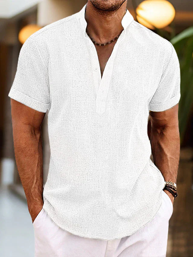 Herren Poloshirt V-Ausschnitt – Bequemes Poloshirt Für Herren, Stilvoll Und Vielseitig Kombinierbar 2