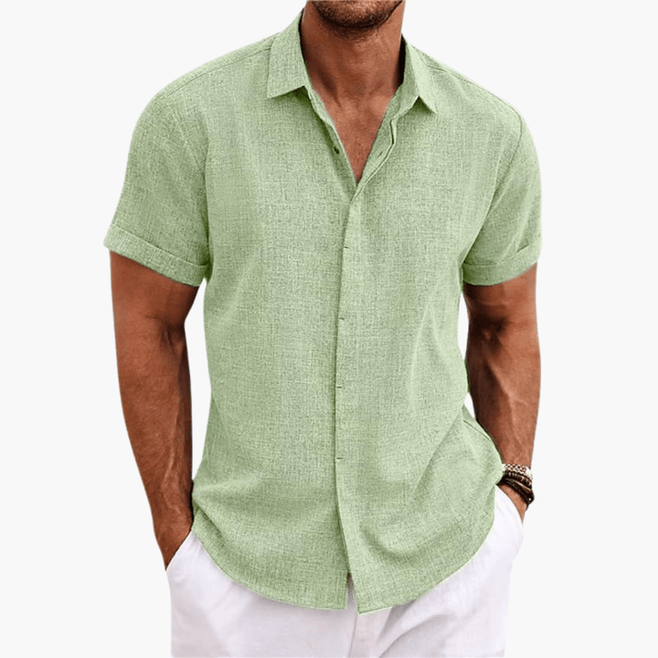 Herrenhemd Kurzarm – Lässige Sommerhemden für Herren, Stilvoll und Bequem für Strand und Freizeit 5