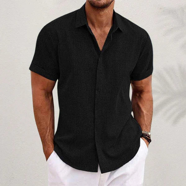 Herrenhemd – Leichtes, Atmungsaktives Hemd Für Herren, Ideal Für Sommer Tage, Lässiger Stil, Optimaler Komfort 0