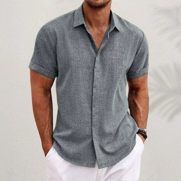 Herrenhemd – Leichtes, Atmungsaktives Hemd Für Herren, Ideal Für Sommer Tage, Lässiger Stil, Optimaler Komfort 2