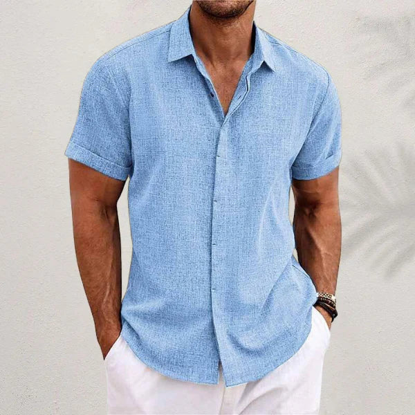 Herrenhemd – Leichtes, Atmungsaktives Hemd Für Herren, Ideal Für Sommer Tage, Lässiger Stil, Optimaler Komfort 5