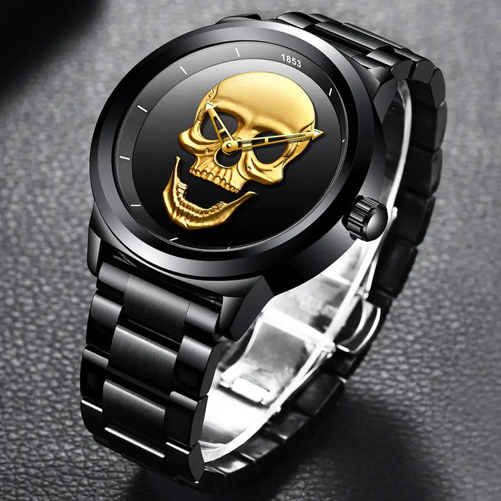 Herrenschädel Uhr 2