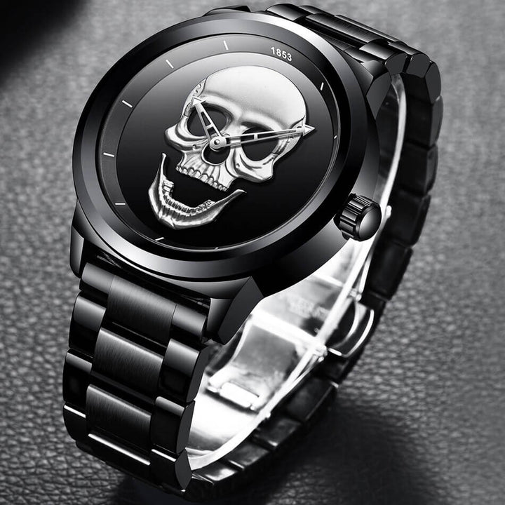 Herrenschädel Uhr 6
