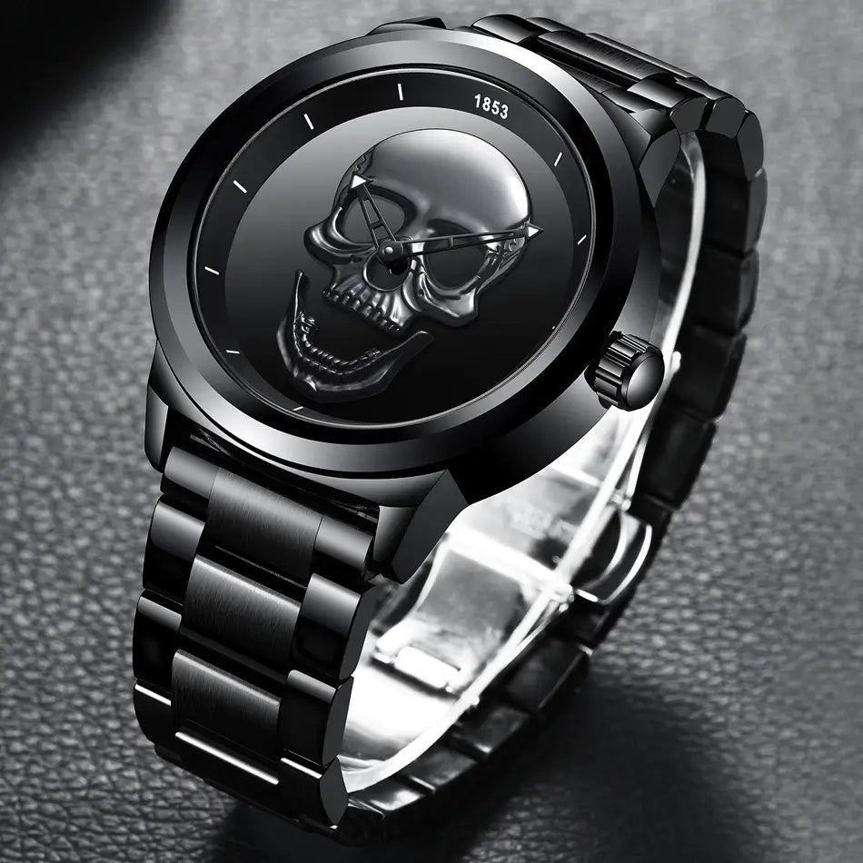 Herrenschädel Uhr 7