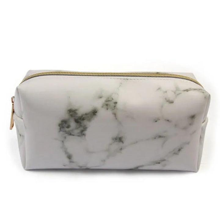 Lilyana | Marmor Eleganz 3-in-1 Kosmetik-Make-up Reisetaschen-Set