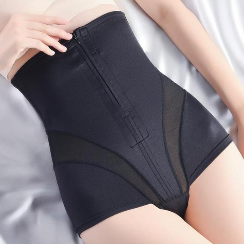 Postpartale hohe Tummy -Kontrollhose mit Komprimierung und Unterstützung-4