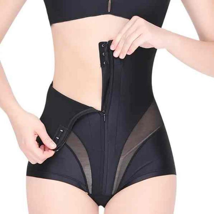 Postpartale hohe Tummy -Kontrollhose mit Komprimierung und Unterstützung-6