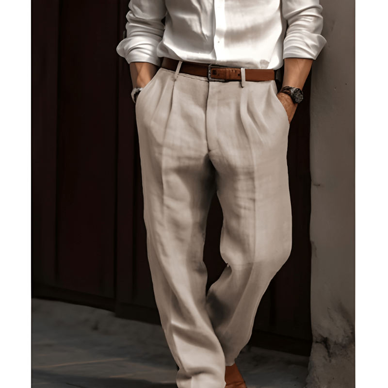 Hosen Herren Elegante Gerade Schnitt Mit Atmungsaktivem Komfort Für Jeden Tag 0
