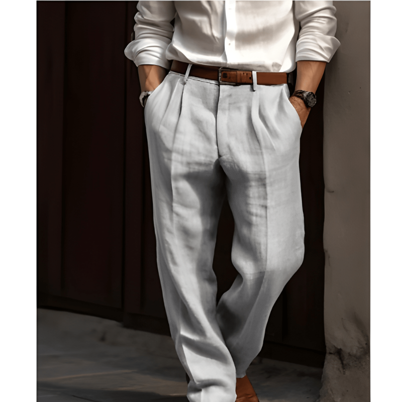 Hosen Herren Elegante Gerade Schnitt Mit Atmungsaktivem Komfort Für Jeden Tag 3