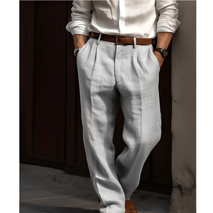 Hosen Herren Elegante Gerade Schnitt Mit Atmungsaktivem Komfort Für Jeden Tag 3