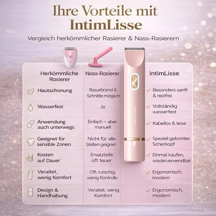 Intimrasierer Frauen | Elektrischer Rasierer für Damen | IntimLisse 2