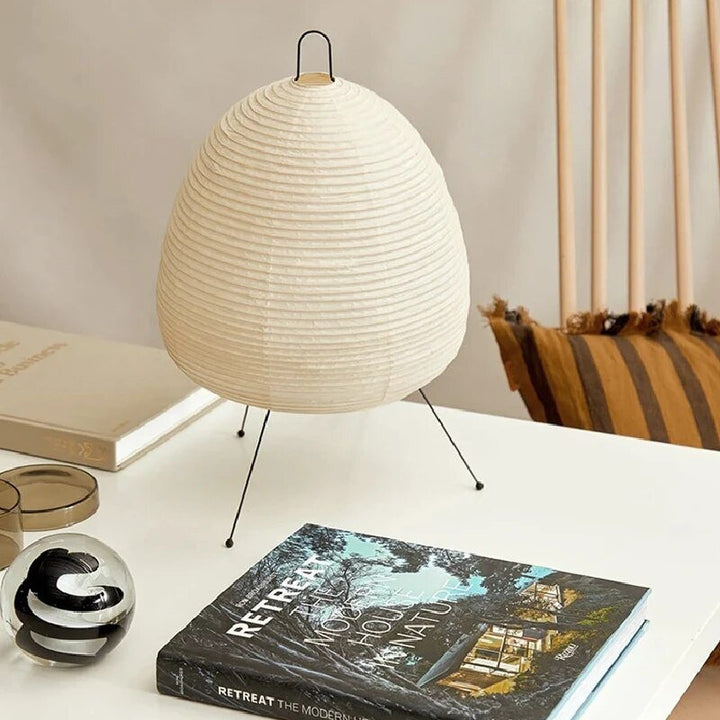 Japanische Lampe aus Reispapier - Rice paper lamp 3