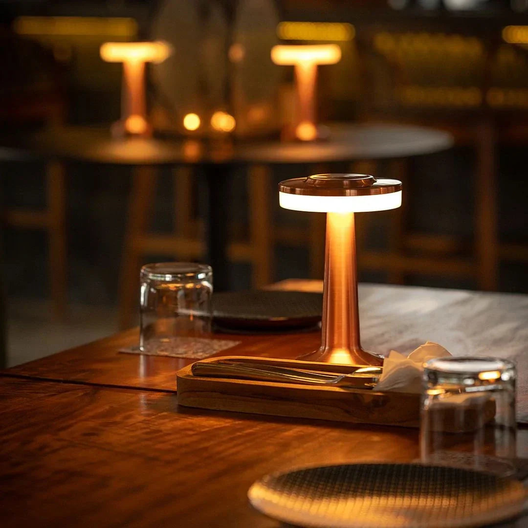 Kabellose Retro-Tischlampe - LumiBar 1