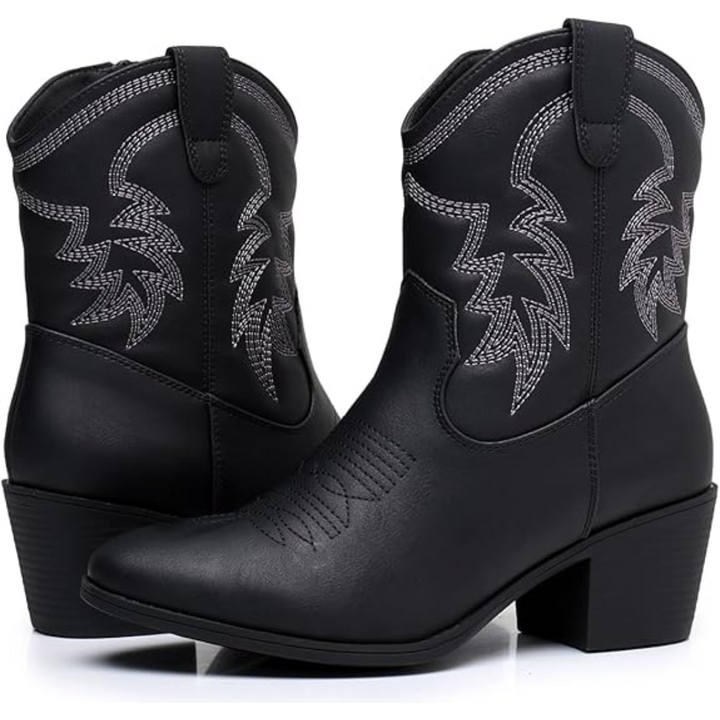 Klassische halbhohe Cowgirlstiefel - Tammy 3