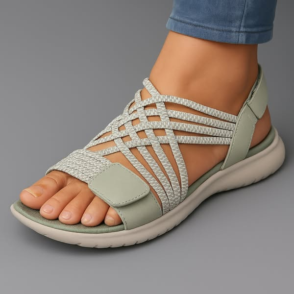 Komfortable orthopädische Sandalen mit Fußbett und archsupport 1