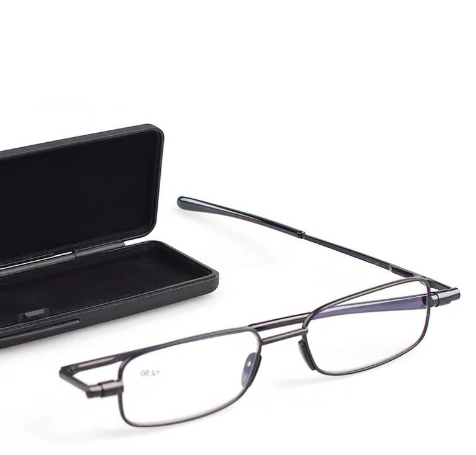 Kompakte Herren & Damen falten Lesebrille zusammen 0