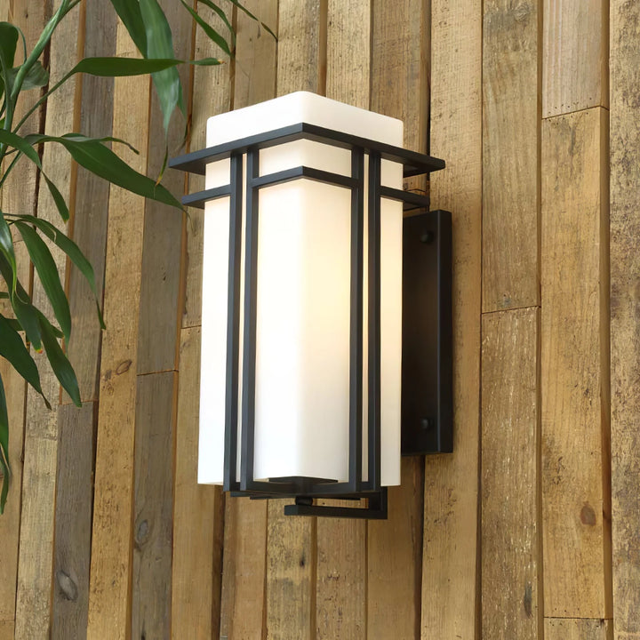 Krajewski Retro Industriedesign Glas Außenwandleuchte 1