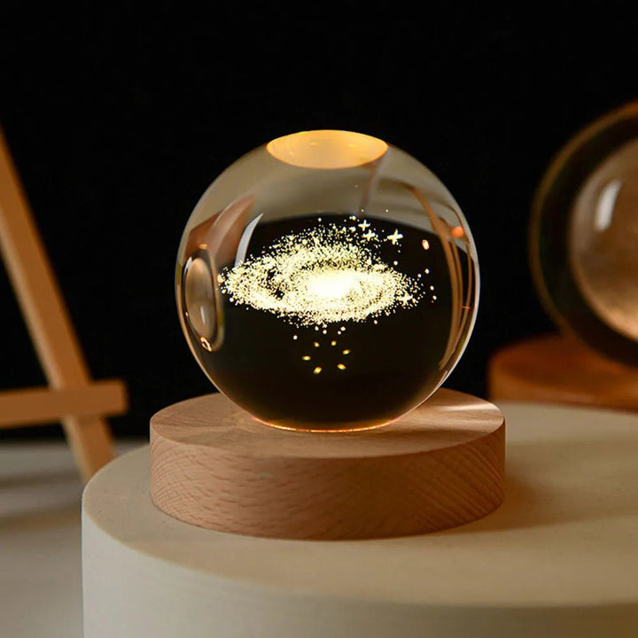 Kristallklarer Globus des Sonnensystems 0