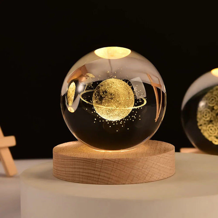 Kristallklarer Globus des Sonnensystems 2