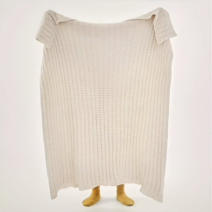 Kuscheldecke Vintage Chunky Knit Gemütlichkeit Mikrofaser-Mix 0