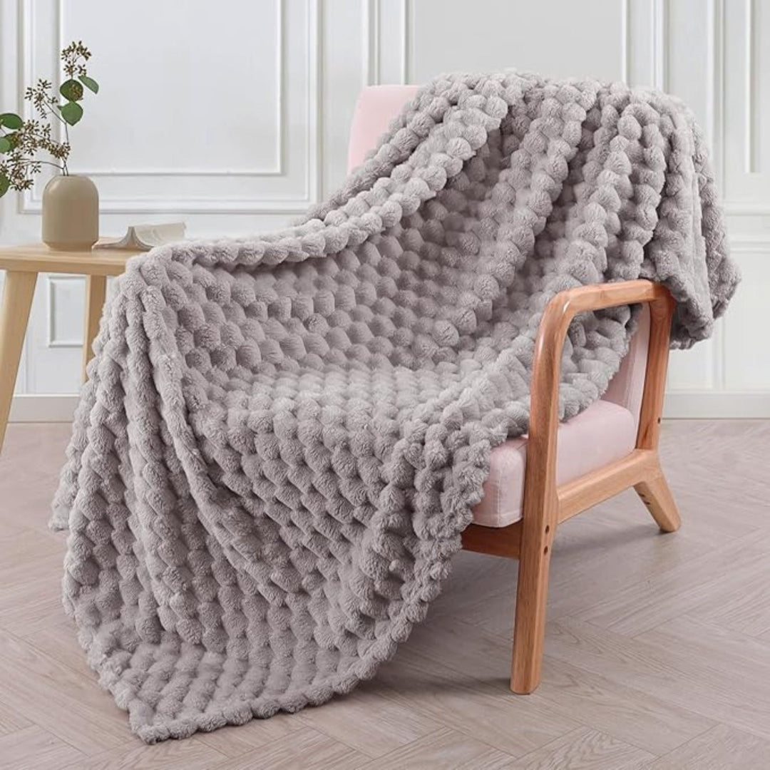 Kuscheldecke für Damen und Herren Ultra-Plüsch Mikrofaser für Komfort und Wärme 3